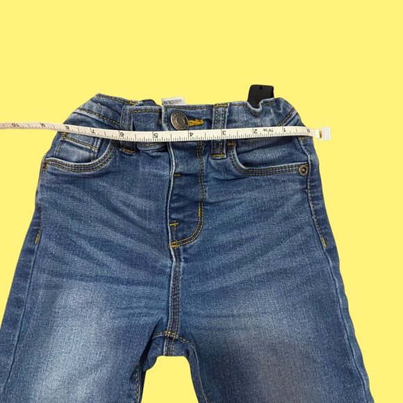 George Toddler Boy’s Blue Stretch Jeans – Size 2T Adjustable Waist Denim - Picture 5 of 7